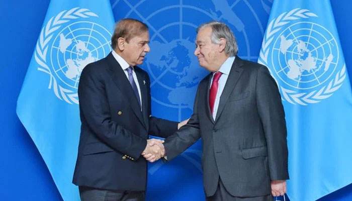 وزیراعظم کی سیکریٹری جنرل اقوام متحدہ سے ملاقات، مسئلہ کشمیر اٹھادیا