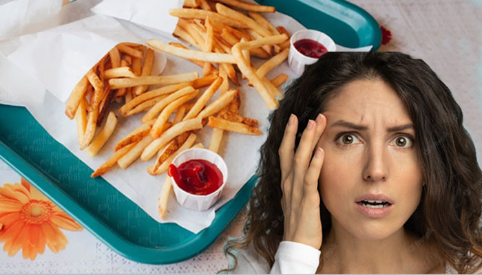 Which 4 foods cause wrinkles on the face?