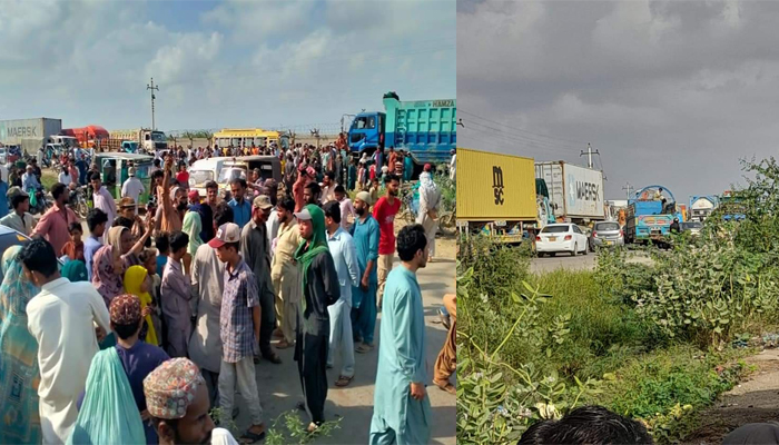 کراچی: 60 لاکھ کا بل،عدم ادائیگی پر پی ایم ٹی اتار دی گئی، مکینوں کا احتجاج