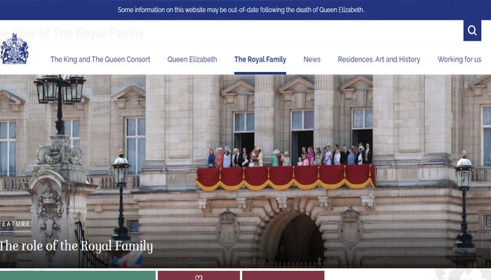 Major changes have been made to the British government website
