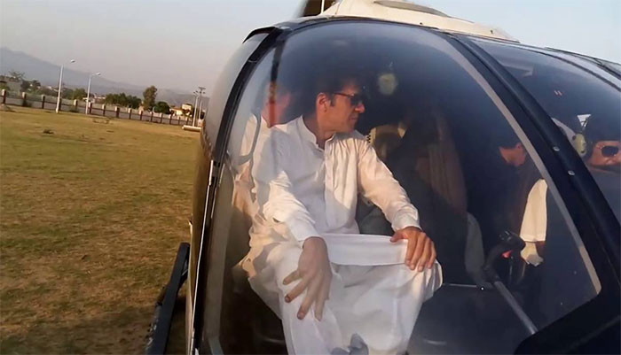 Imran Khan’s use of the Chief Minister’s KP helicopter once again