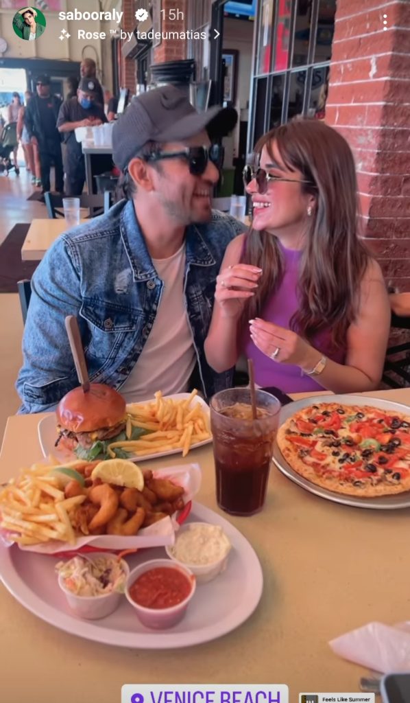 Saboor Aly, hubby Ali Ansari take a trip to LA: See