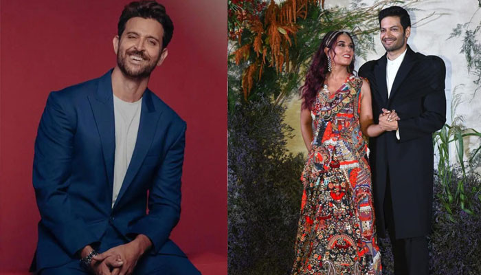 Hrithik Roshan was the center of attention at Richa Chadha and Ali Fazal’s reception