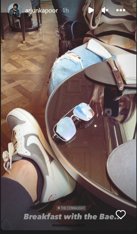 Arjun Kapoor, girlfriend Malaika Arora step out for breakfast date in London: See