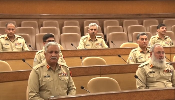 Corps Commander Conference —screen grab