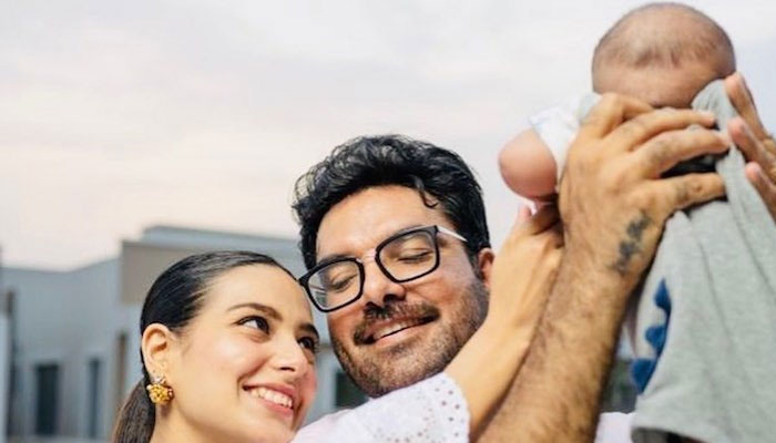 Iqra Aziz, hubby Yasir Hussain drop adorable clicks with Kabir 