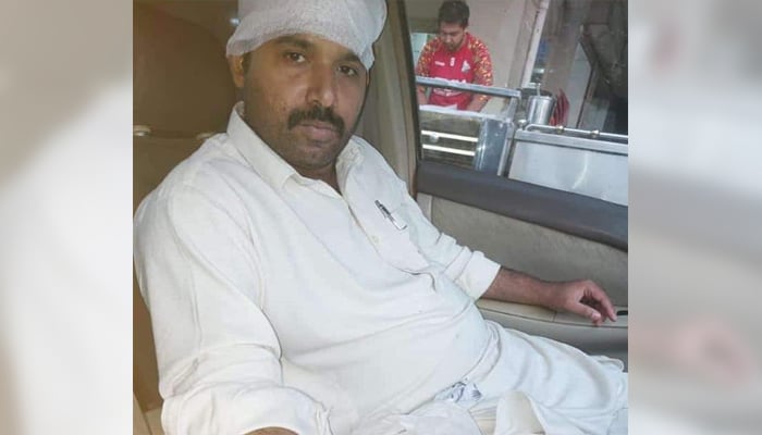 نارتھ کراچی میں حادثے میں زخمی ہونے والے ’جیو نیوز‘ کے رپورٹر قمر مستوئی