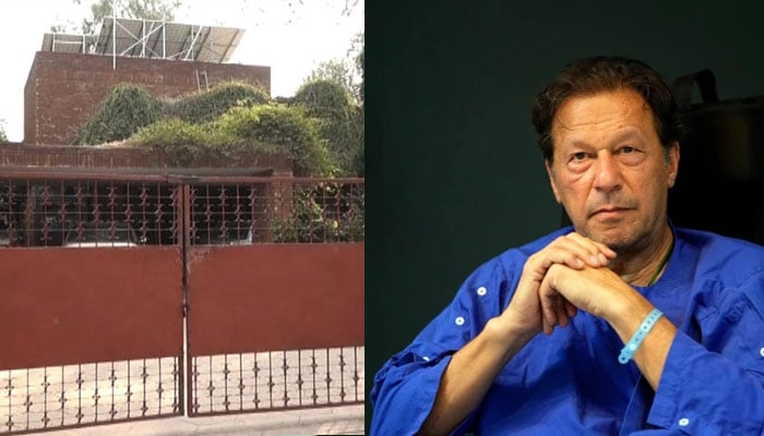 لاہور: عمران خان کے گھر کے باہر حفاظتی دیوار قائم