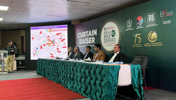 کراچی: 4 روزہ دفاعی نمائش آئیڈیاز 2022 کا انعقاد، وزیراعظم افتتاح کریں گے