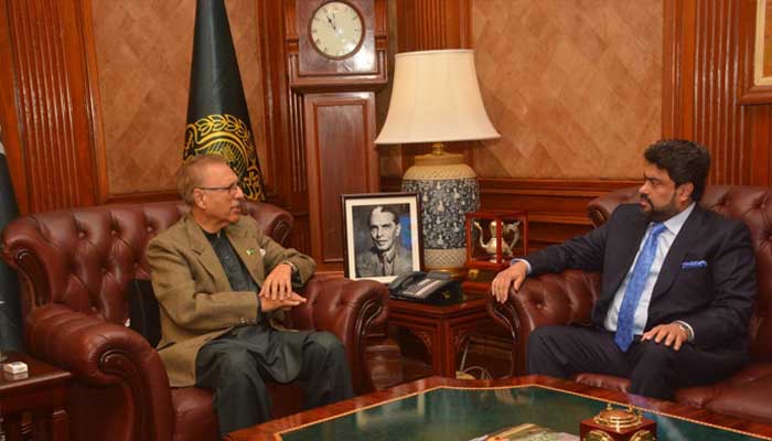 صدر مملکت عارف علوی اور گورنر سندھ کی ملاقات، سیاسی صورتحال پر تبادلہ خیال