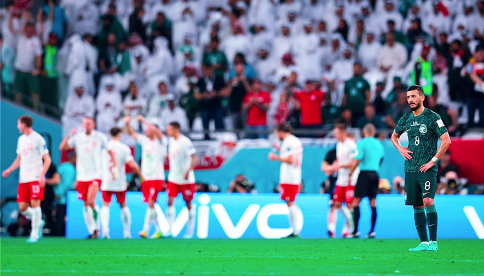 دلچسپ مقابلہ، پولینڈ نے سعودی ٹیم کو 0-2 سے ہرادیا