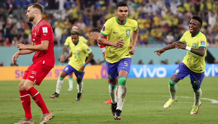 فیفا ورلڈ کپ: برازیل نے سوئٹزرلینڈ کو ہرا کر پری کوارٹر فائنل میں جگہ پکی کرلی