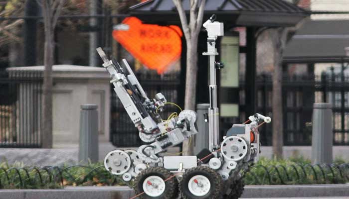 سان فرانسسکو پولیس کے زیراستعمال ایک روبوٹ، فائل فوٹو