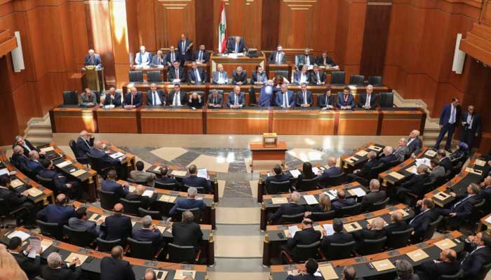 لبنان کی پارلیمنٹ میں اجلاس جاری ہے، فائل فوٹو