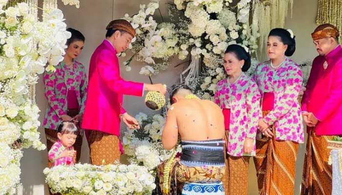 انڈونیشی صدر کے بیٹے کی شادی، انسٹاگرام پر تصاویر جاری