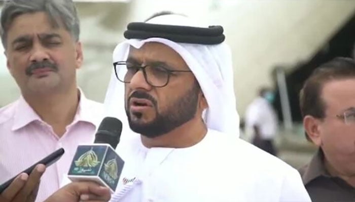 امارات کے قونصل جنرل برائے کراچی بخیت عتیق الرمیثی—فائل فوٹو