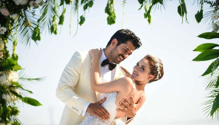 Fahriye Evcen is pregnant Burak Ozcivit shares the good news