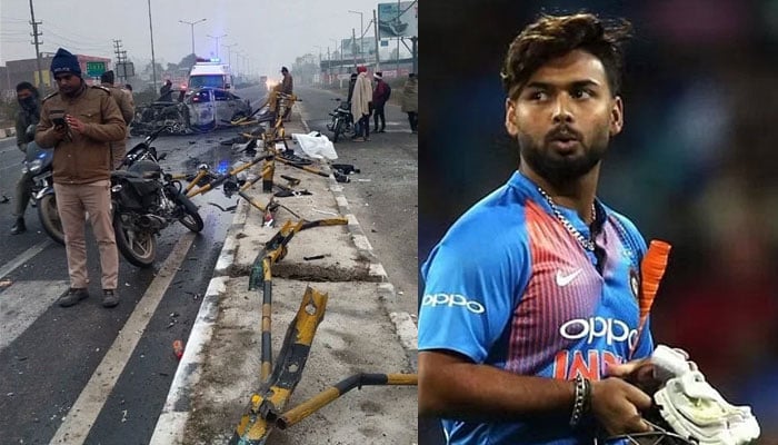 بھارتی کرکٹر رشبھ پنت کار حادثے میں زخمی