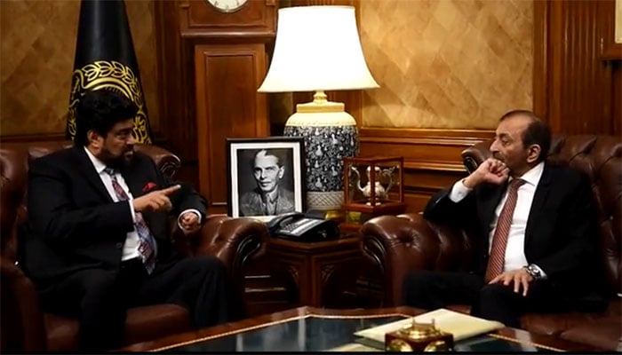 گورنر سندھ کامران ٹیسوری اور ڈاکٹر فاروق ستار کی ملاقات