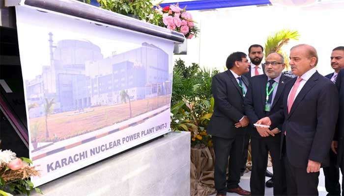 وزیر اعظم نے کراچی میں ایٹمی بجلی گھر ’کے تھری‘ کا افتتاح کر دیا