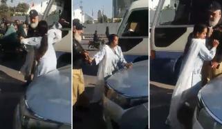 ٹریفک پولیس کے ڈی ایس پی نے تشدد کرنے والی خاتون  کو معاف کردیا