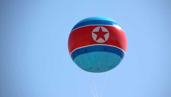 شمالی کوریا کا غبارہ جنوبی کوریا کی فضائی حدود میں داخل