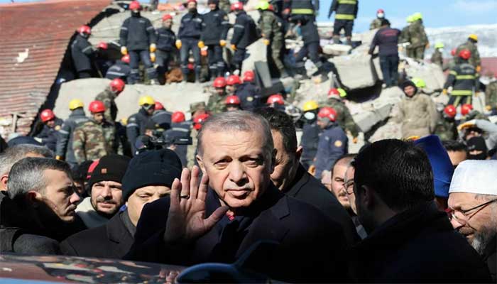 Turkish President Recep Tayyip Erdogan's visit to the earthquake-affected  areas Pipa News | PiPa News