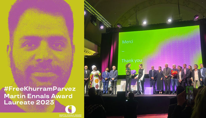 Award to Khurram Parviz 