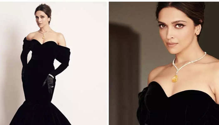 Deepika Padukone Makes Her Oscars Debut in Black Louis Vuitton