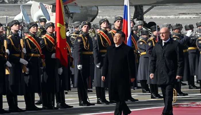 چینی صدر شی جن پنگ کی تین روزہ دورے پر روس آمد