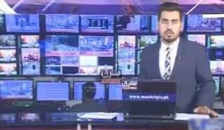 زلزلے کے دوران زمین کانپتی رہی لیکن نیوز اینکر فرائض انجام دیتا رہا