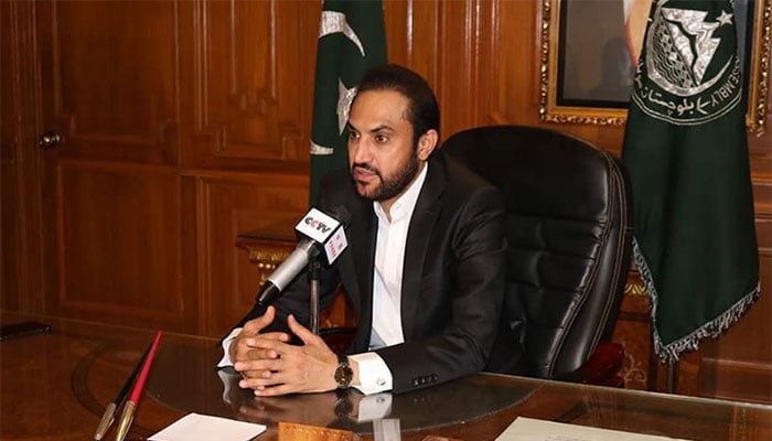 وزیرِ اعلیٰ بلوچستان میر عبدالقدوس بزنجو—فائل فوٹو