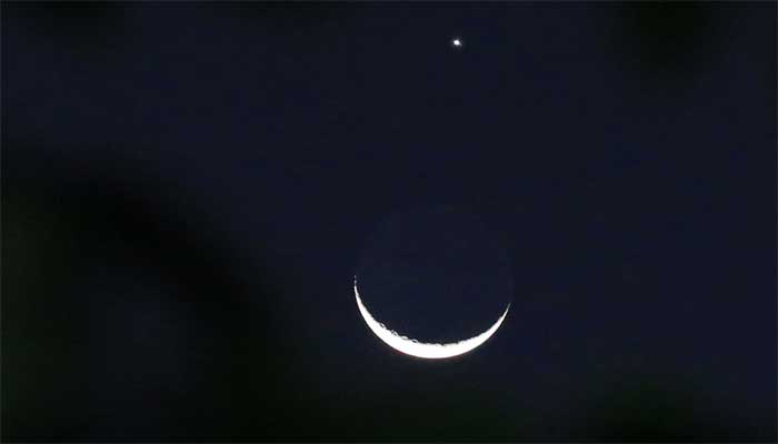 چاند اور زہرہ کا ایک ساتھ نظر آنے کا منظر، پاکستان سمیت دنیا بھر میں لوگوں کی خصوصی دلچسپی