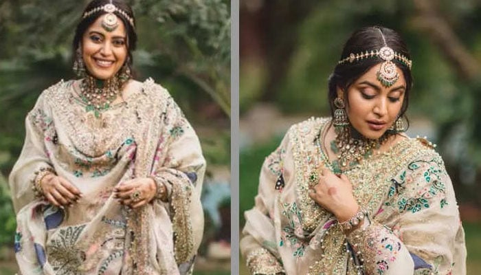 Swara Bhasker  #CantStopWontStop gushing over her Ali Xeeshan Walima lehenga 