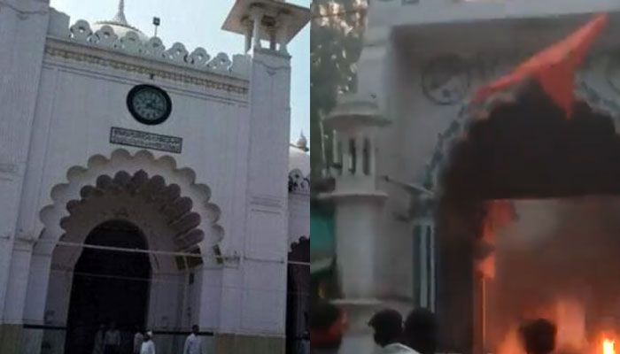 بھارت میں ہندوؤں کے تہوار پر مساجد پر حملے