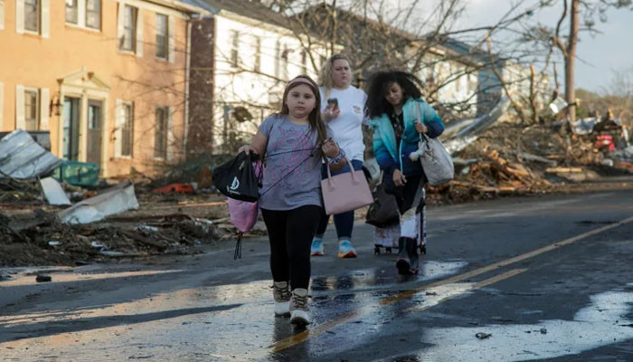In America, 21 people were killed by storms in several states

 | Pro IQRA News