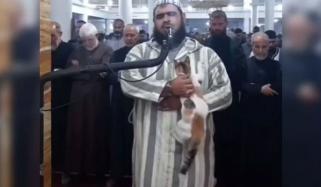 بلی سے حسنِ سلوک کرنیوالے الجزائر کے امام مسجد کی نئی ویڈیو وائرل 