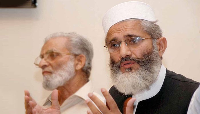 امیرِ جماعتِ اسلامی پاکستان سراج الحق—فائل فوٹو