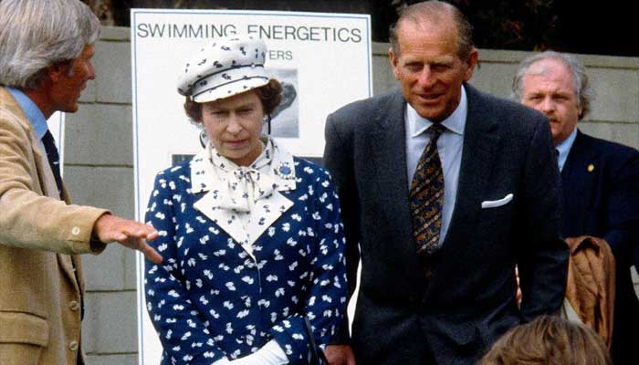 1983: ملکہ برطانیہ ایلزبتھ دوئم اور شہزادہ فلپ کی دورہ امریکا کی ایک یادگار تصویر
