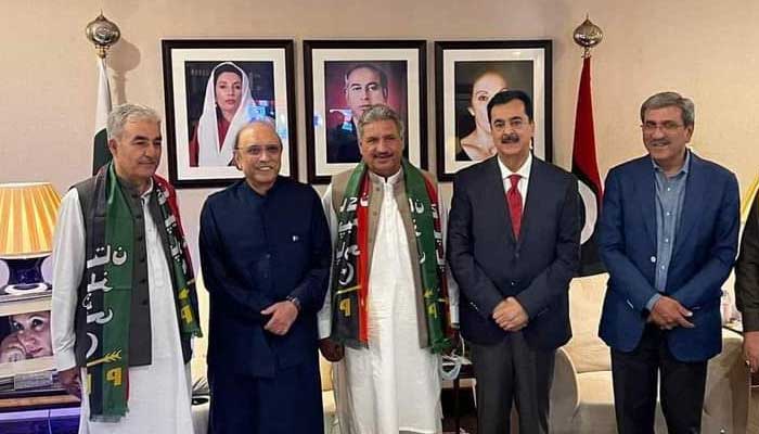 آصف زرداری سے جنوبی پنجاب کے رہنماؤں کی ملاقات، پیپلزپارٹی میں شمولیت کا اعلان