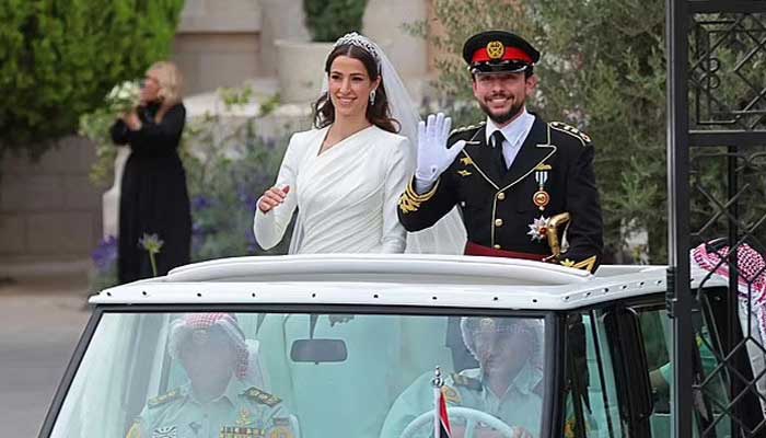اردن کے ولی عہد حسین بن عبداللّٰہ اور شہزادی رجوہ کی شادی ہوگئی