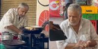 فنکار نے بزرگ پتھارے والے کا دن خوشگوار بنا دیا