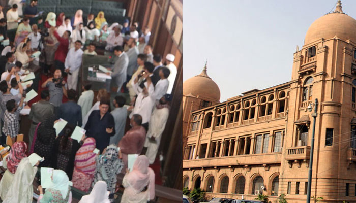 بلدیہ عظمیٰ کراچی: مخصوص نشستوں کے نومنتخب 119 اراکین سٹی کونسل نے حلف اٹھالیا