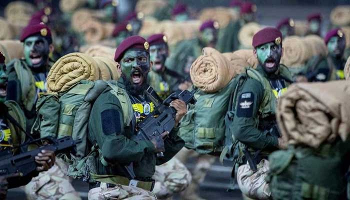 حج کی تیاریاں، سعودی سیکیورٹی فورسز کی پریڈ