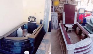 اب مارکیٹ میں قبروں کے نت نئے ڈیزائن بھی دستیاب ہیں، ویڈیو وائرل 