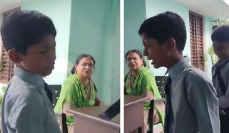 خاتون ٹیچر کی طالب علم کو بچوں سے پٹوانے کی ویڈیو وائرل