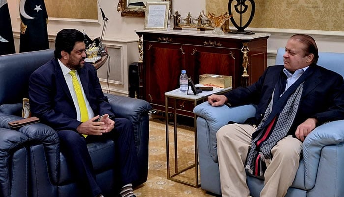 گورنر سندھ کی لندن میں سابق وزیراعظم نواز شریف سے ملاقات