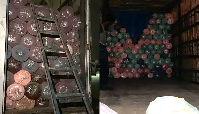 کلکٹریٹ آف کسٹمز انفورسمنٹ نے غیرملکی کپڑا اسمگل کرنے کی کوشش ناکام بنادی