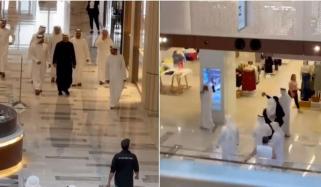 ابوظہبی: اماراتی صدر کی مال میں گھومتے، سیلفی بنواتے ویڈیو وائرل