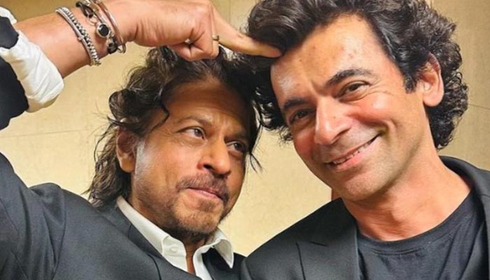 سنیل گروور کی شاہ رخ کیساتھ تصویر، ہربھجن سنگھ کا کمنٹ